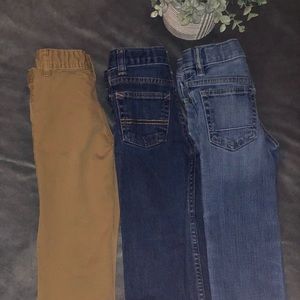 2 Pairs 3T Jeans 1 Pair Khakis